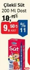 DOST ÇİLEKLİ SÜT 200 ML